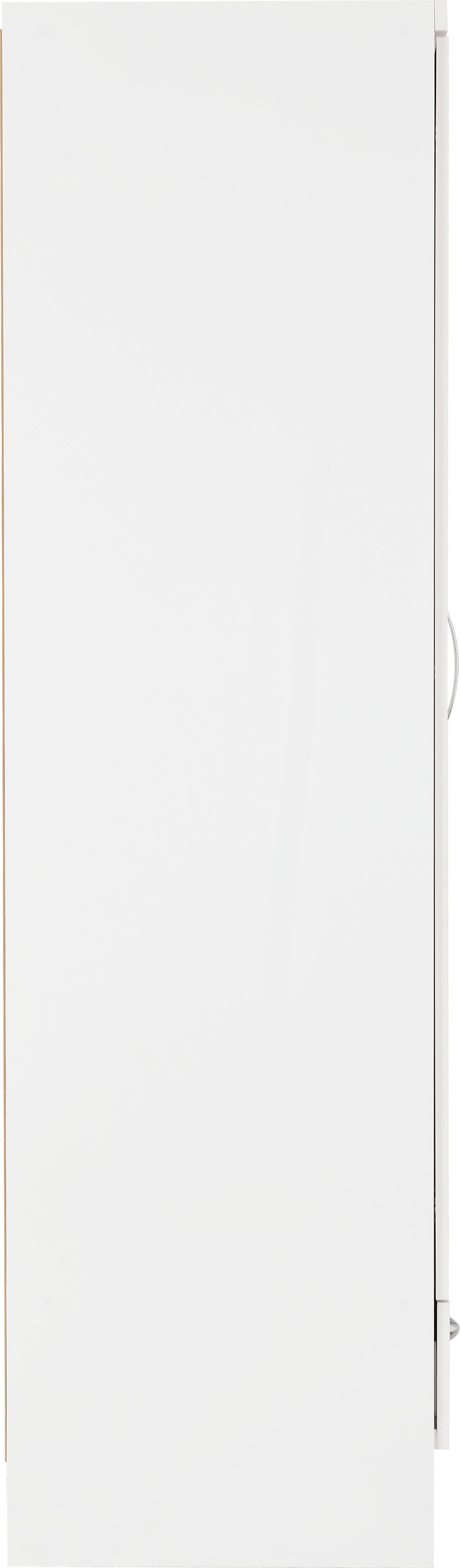 Nevada 2 Door 1 Drawer Wardrobe - White Gloss - view 7