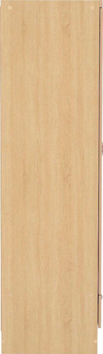 Nevada 2 Door 1 Drawer Wardrobe - Sonoma Oak Effect - view 5