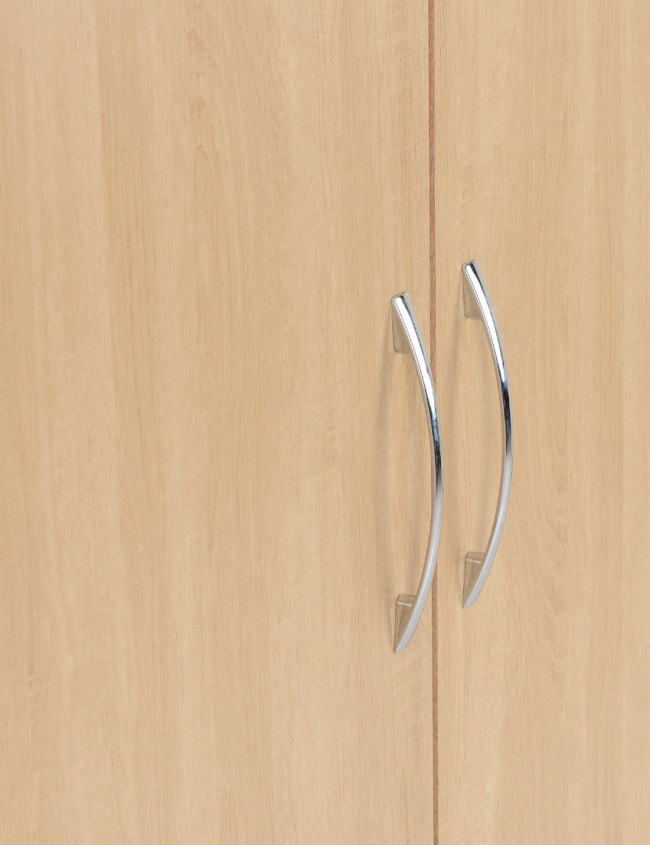 Nevada 2 Door 1 Drawer Wardrobe - Sonoma Oak Effect - view 8