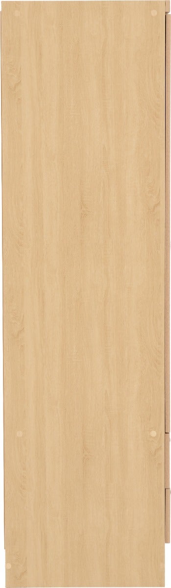 Nevada 3 Door 2 Drawer Wardrobe - Sonoma Oak Effect - view 5