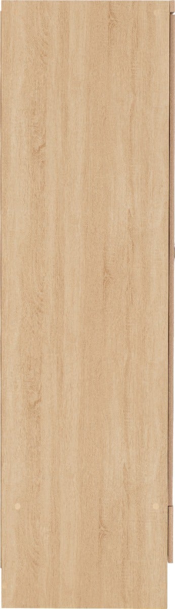 Nevada Mirrored 2 Door Wardrobe - Sonoma Oak Effect - view 5