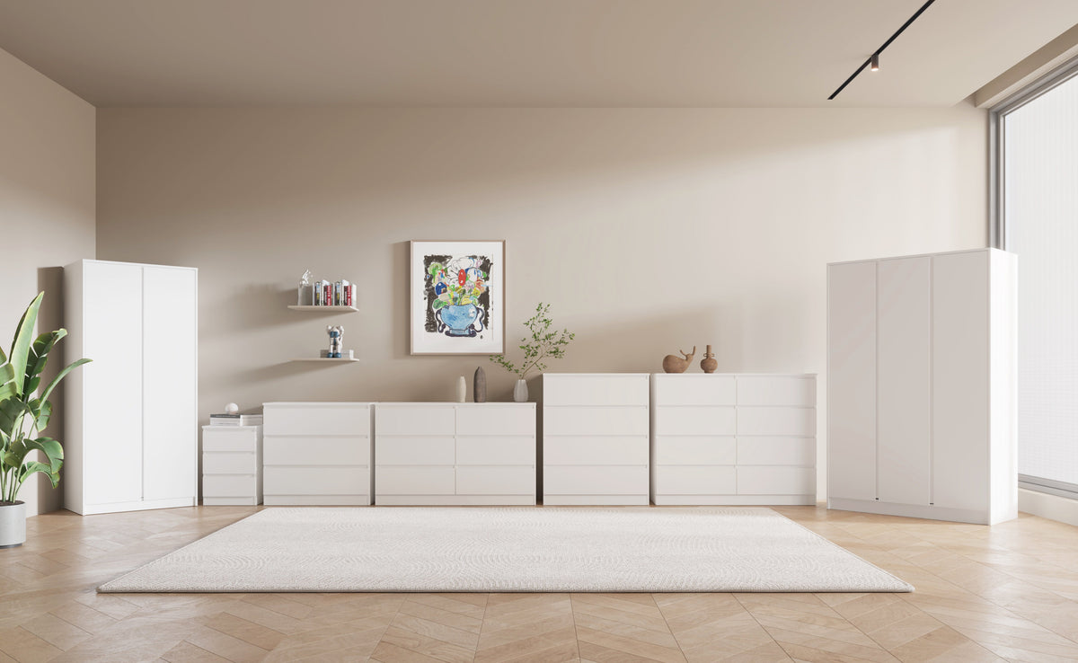Malvern 2 Door Wardrobe - White - view 4