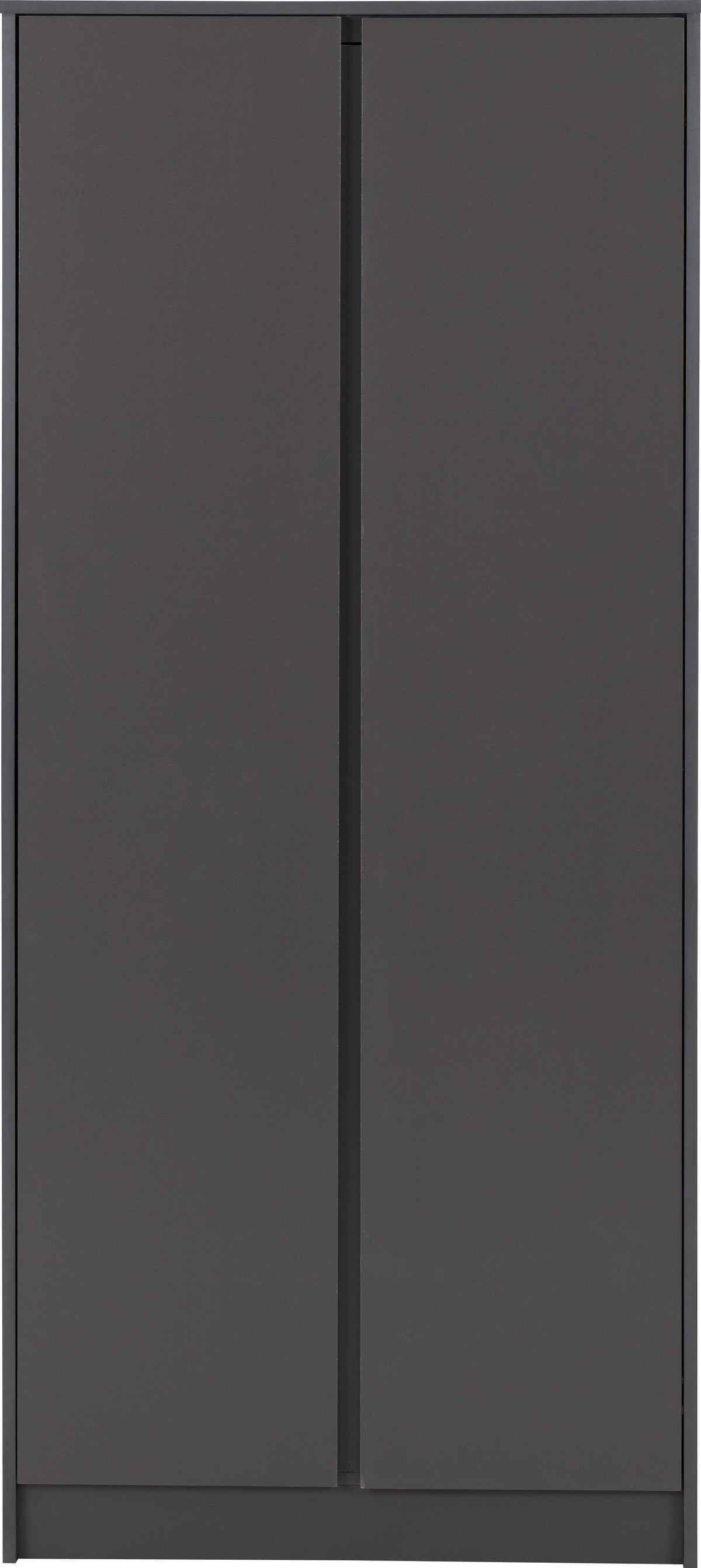 Malvern 2 Door Wardrobe - Grey - view 9