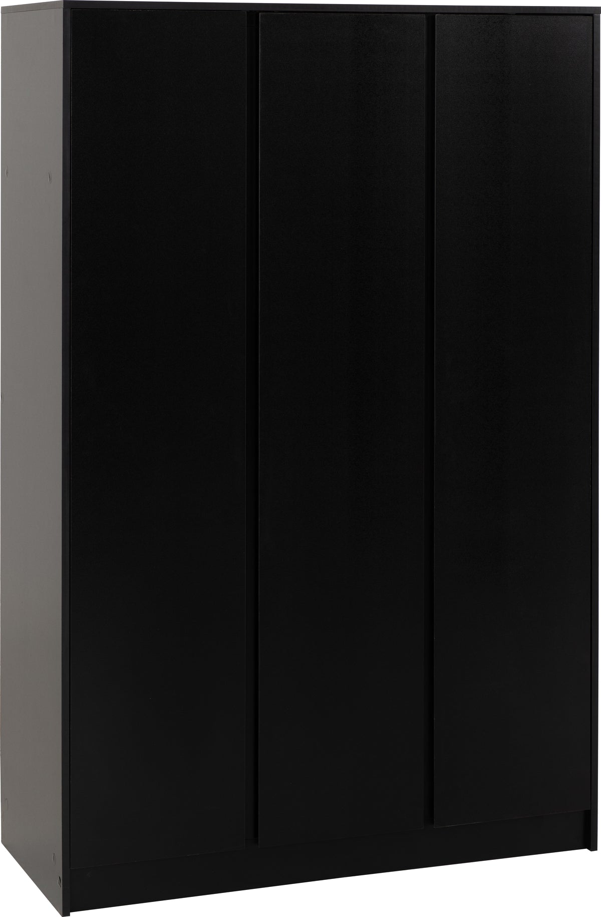 Malvern 3 Door Wardrobe - Black - view 10