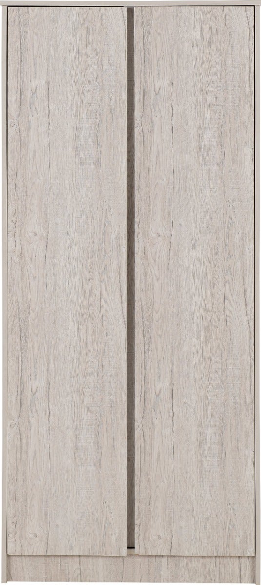Malvern 2 Door Wardrobe - Urban Snow - view 3
