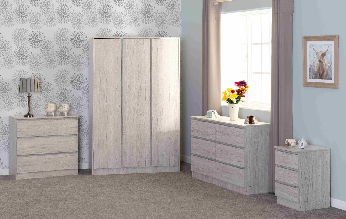 Malvern 2 Door Wardrobe - Urban Snow - view 9