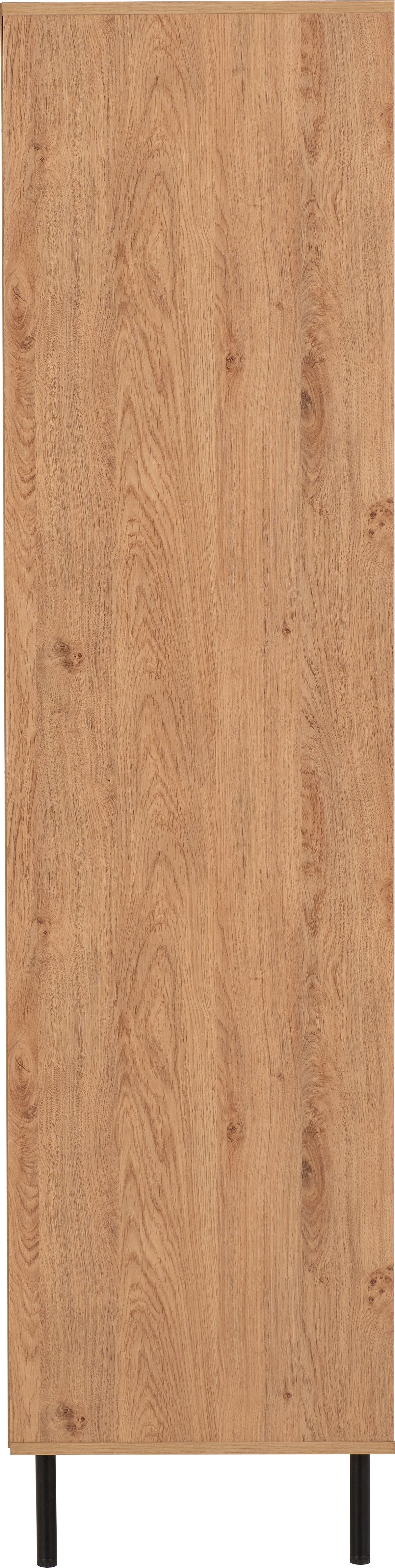 Leon 3 Door 2 Drawer Wardrobe - Medium Oak Effect - view 8