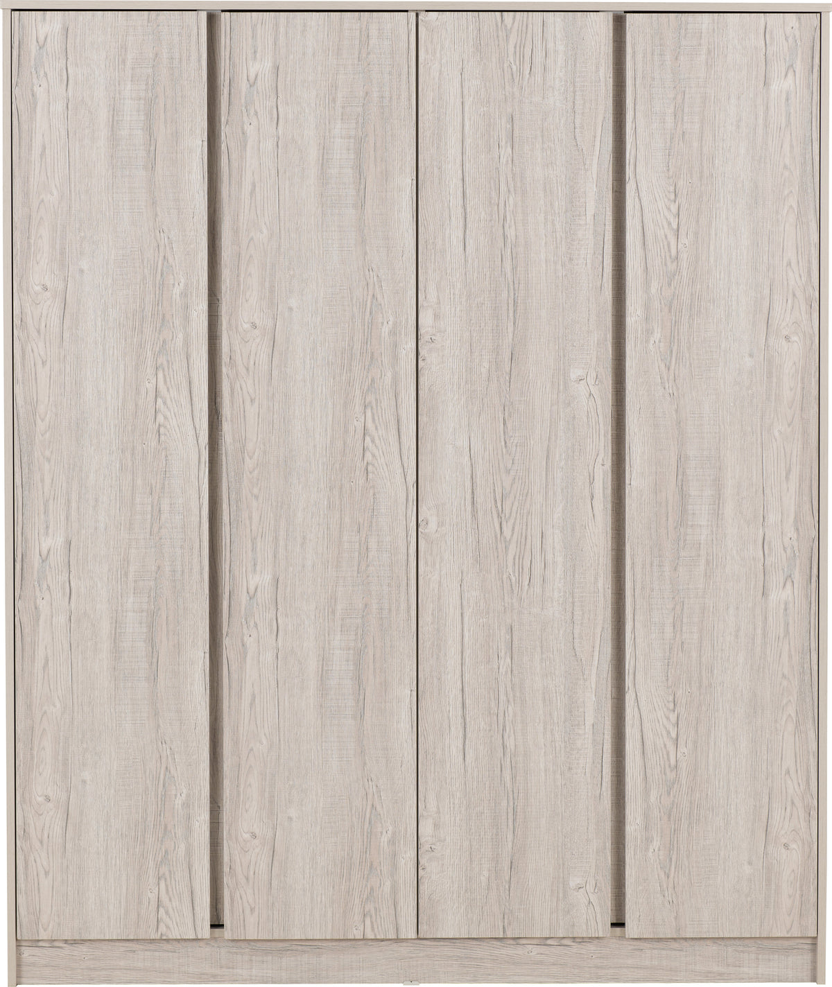 Malvern 4 Door Wardrobe - Urban Snow - view 9