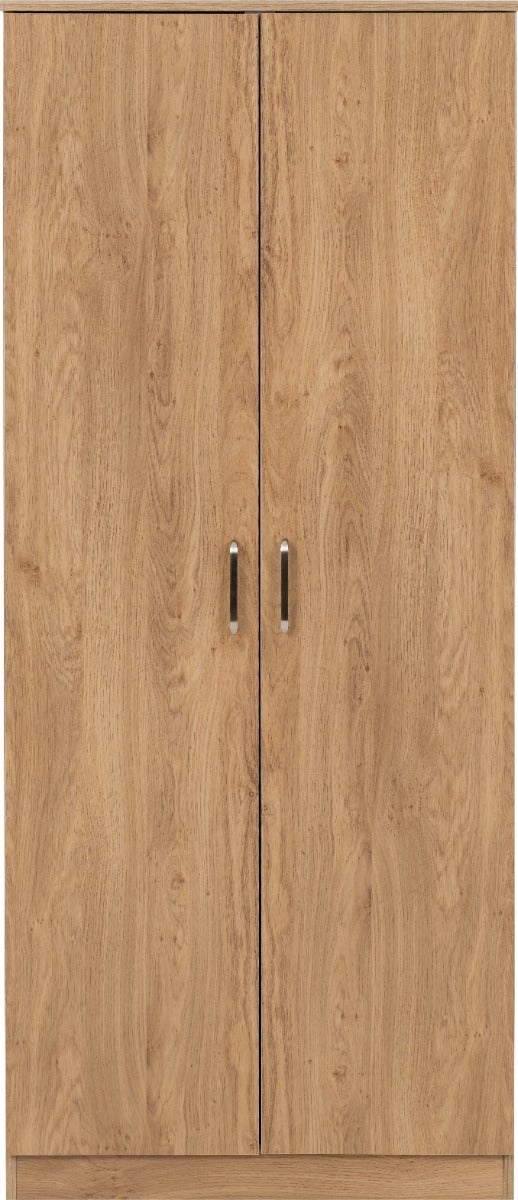 Dakota 2 Door Wardrobe - Oak Effect - view 3