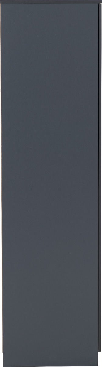 Dakota 2 Door Wardrobe - Dark Grey - view 5