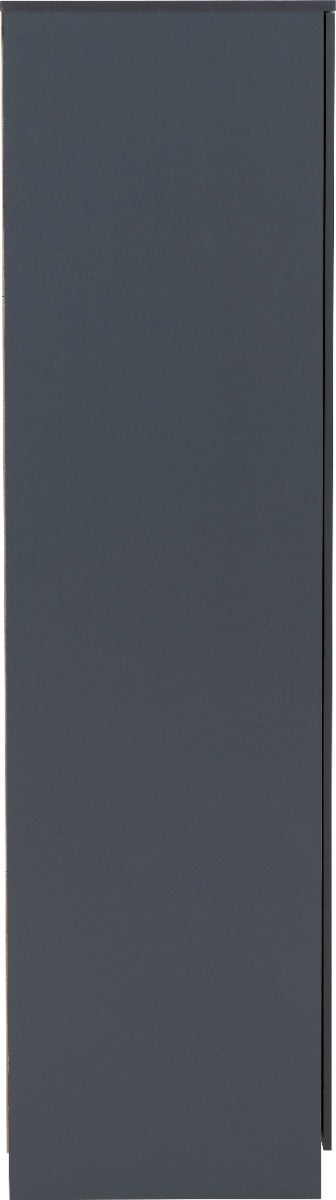 Dakota 3 Door Wardrobe - Dark Grey - view 5