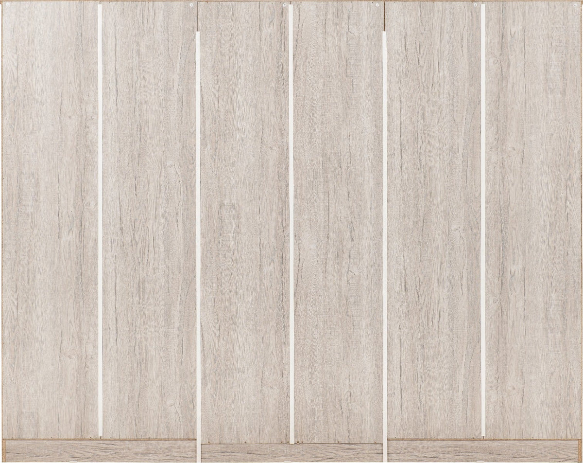 Malvern 6 Door 2 Drawer Wardrobe - Urban Snow - view 6