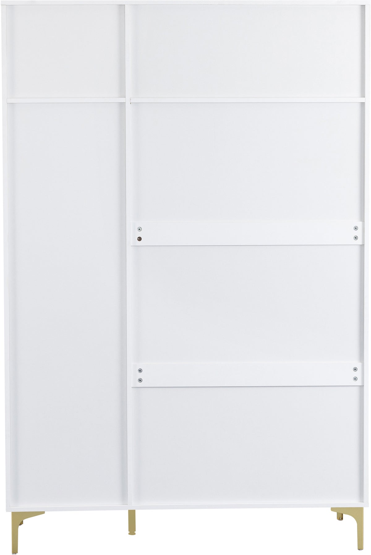 Miami 3 Door Wardrobe - White/Gold - view 4