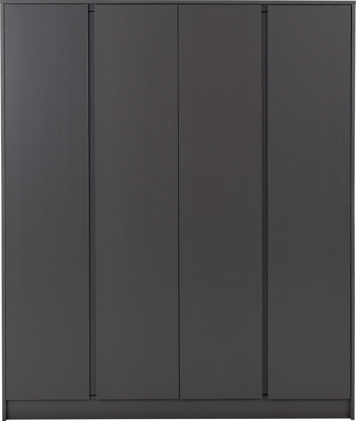 Malvern 4 Door Wardrobe - Grey - view 7