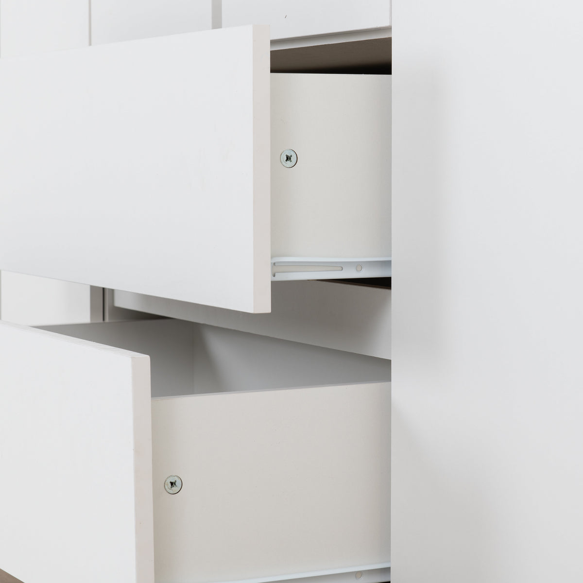 Malvern 6 Door 2 Drawer Wardrobe - White - view 4