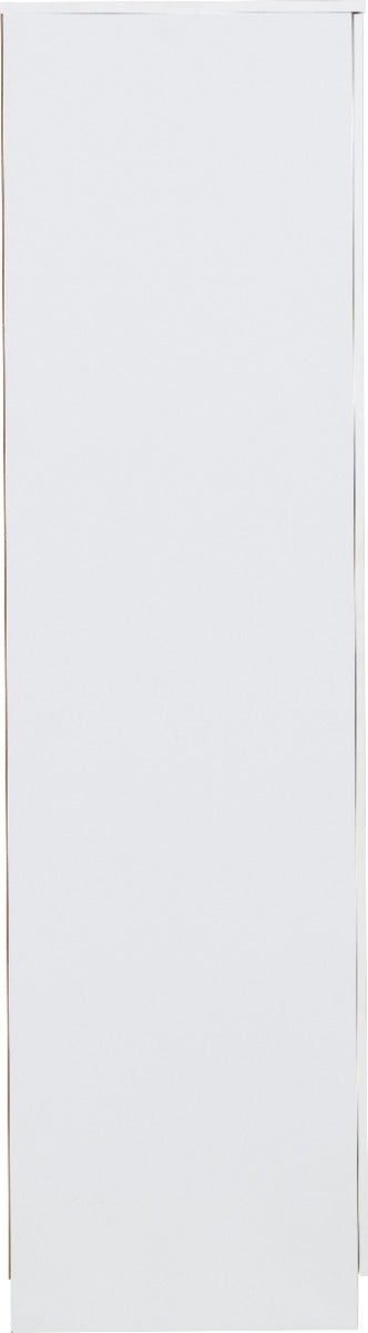 Dakota 3 Door 2 Drawer Mirrored Wardrobe - White - view 5