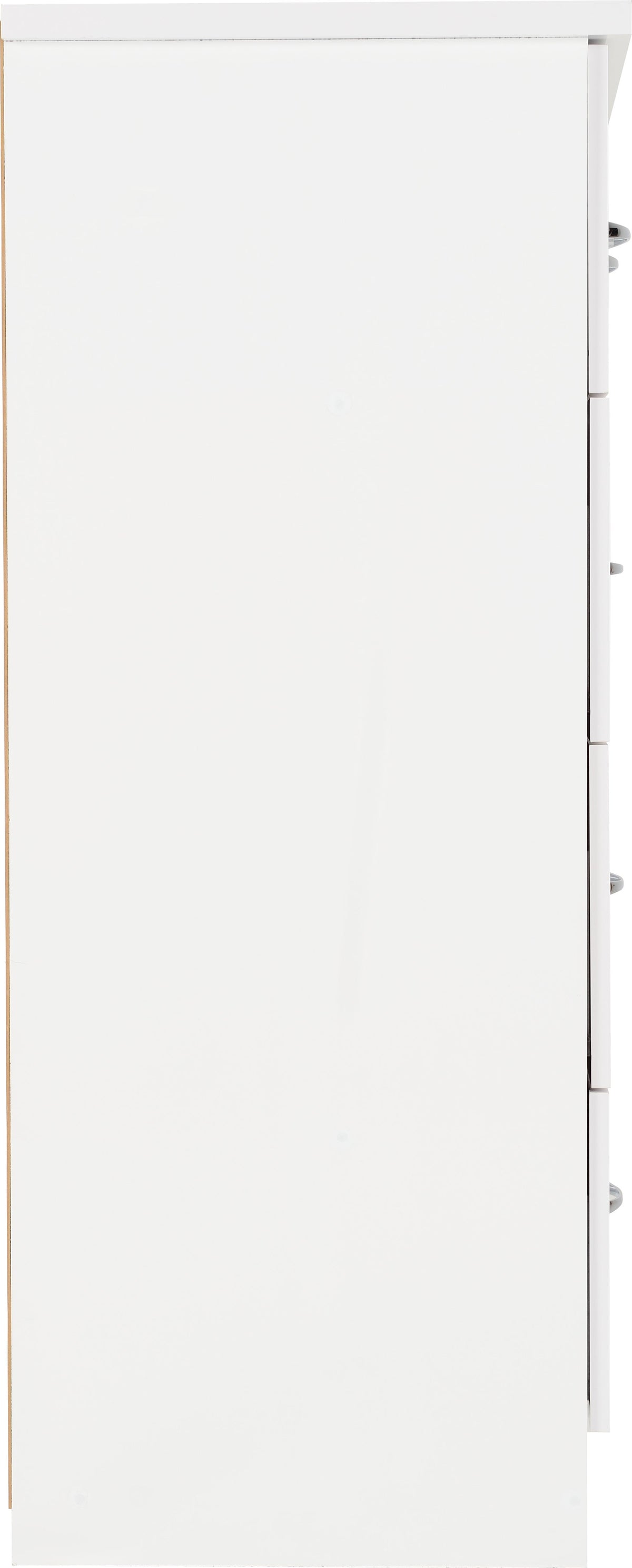 Nevada 3+2 Drawer Chest - White Gloss - view 10