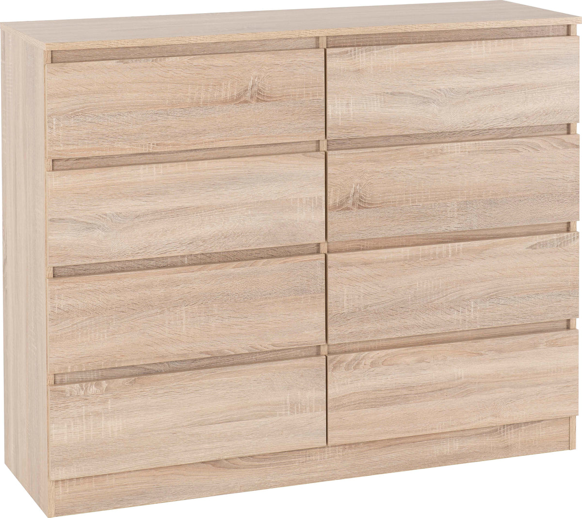 Malvern 8 Drawer Chest - Sonoma Oak Effect - view 12