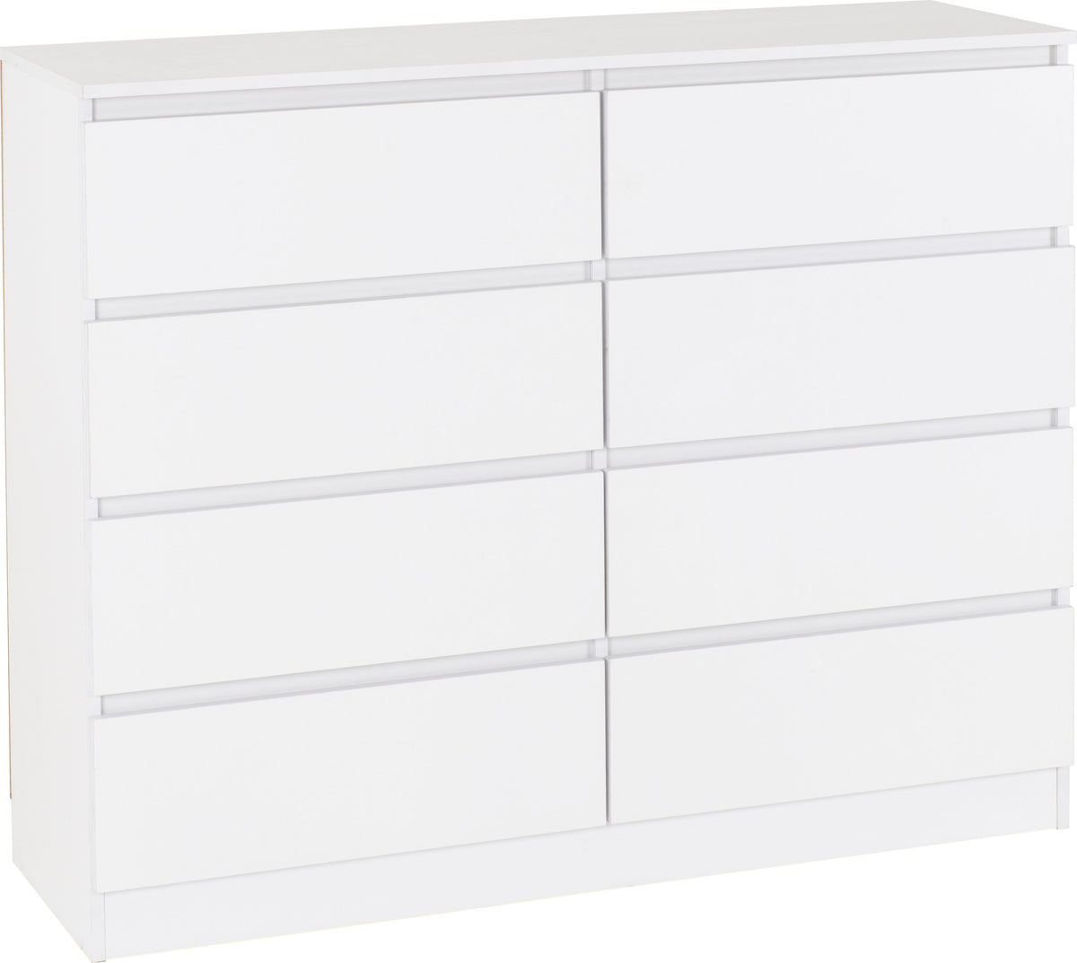 Malvern 8 Drawer Chest - White - view 12