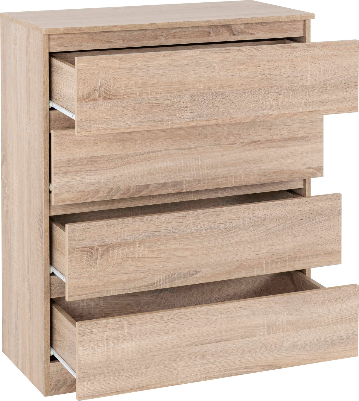 Malvern 4 Drawer Chest - Sonoma Oak Effect - view 11