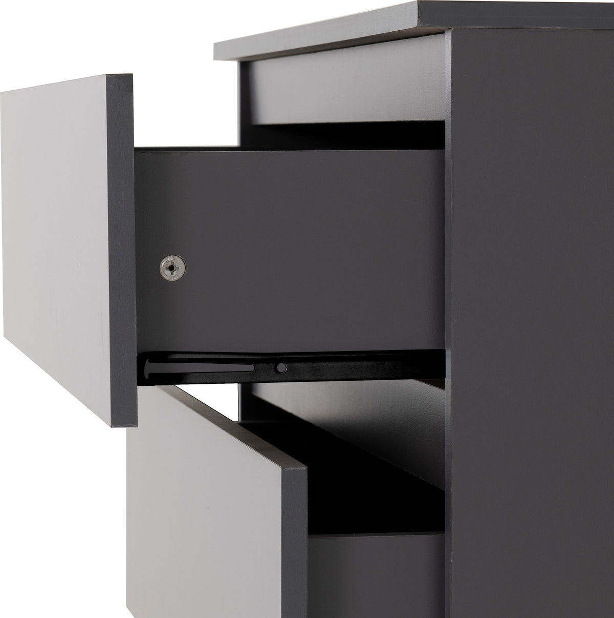 Malvern 4 Drawer Chest - Grey - view 7