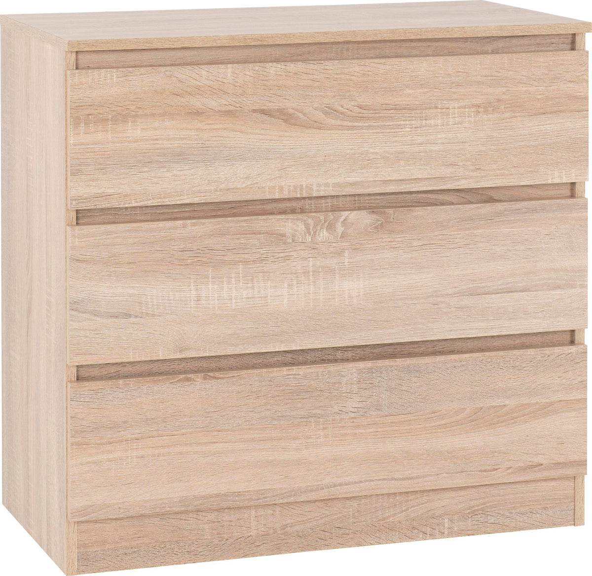 Malvern 3 Drawer Chest - Sonoma Oak Effect - view 12