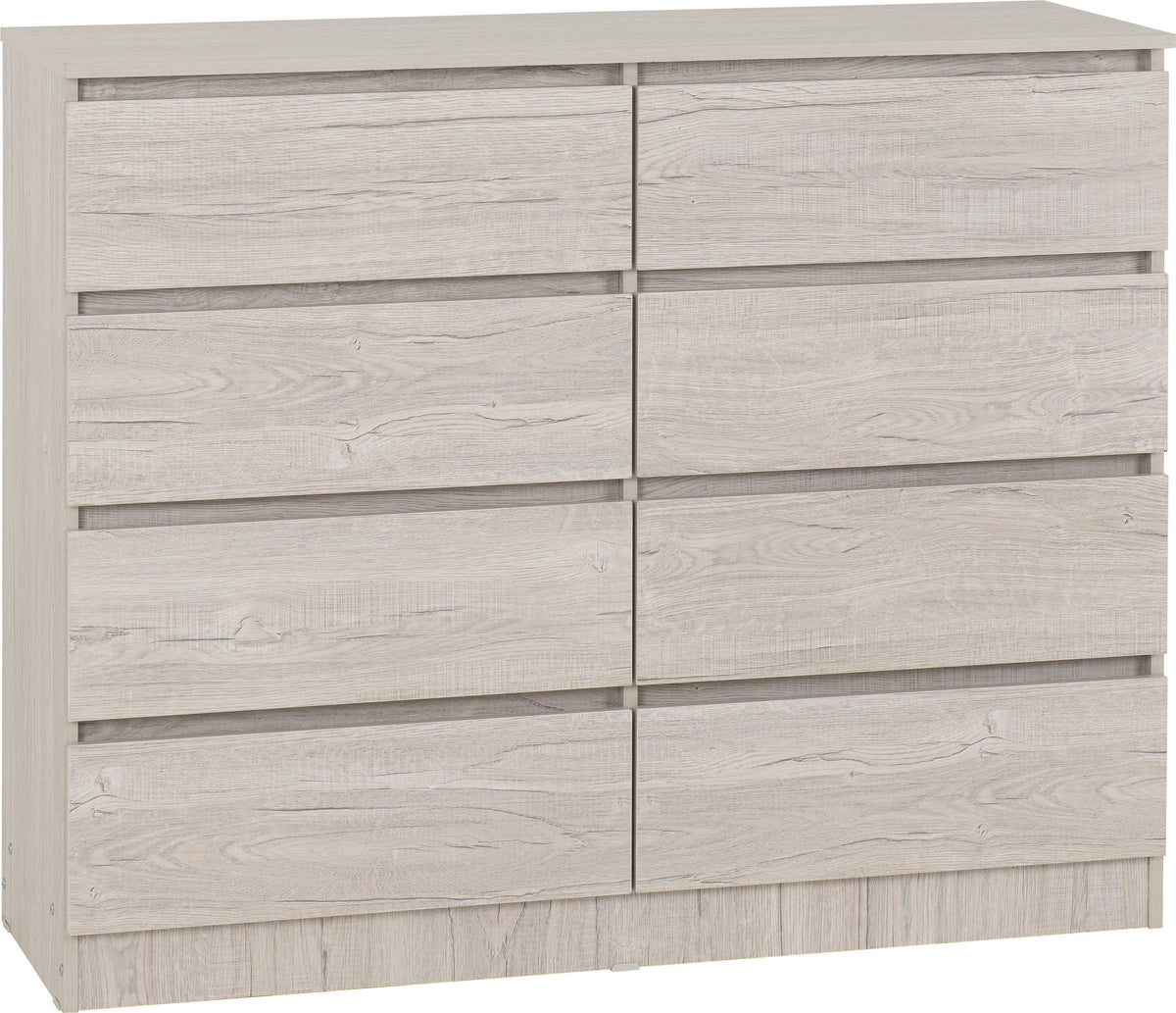 Malvern 8 Drawer Chest - Urban Snow - view 11