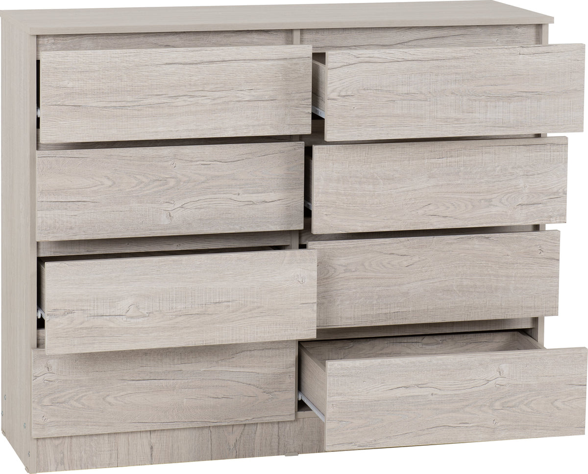 Malvern 8 Drawer Chest - Urban Snow - view 10