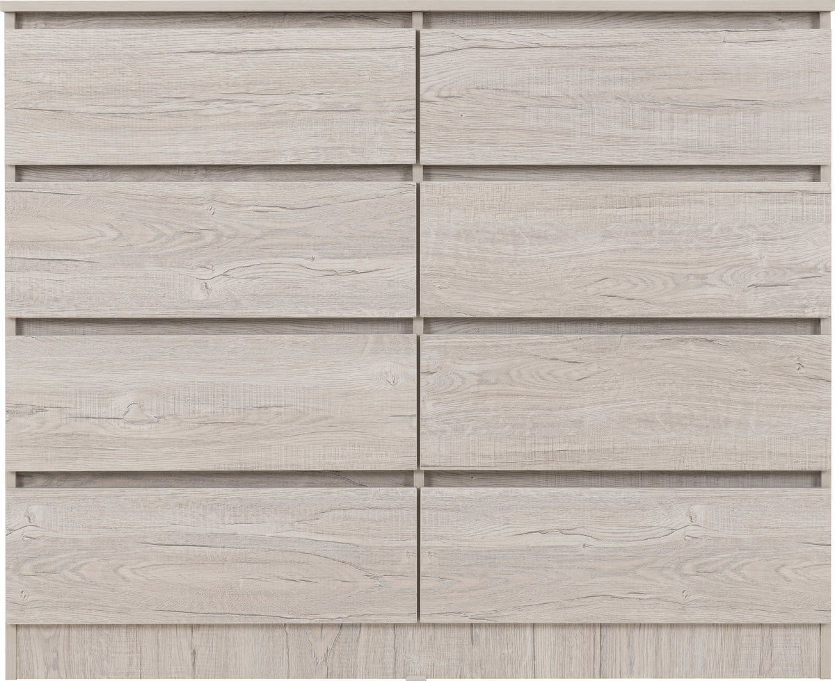 Malvern 8 Drawer Chest - Urban Snow - view 9