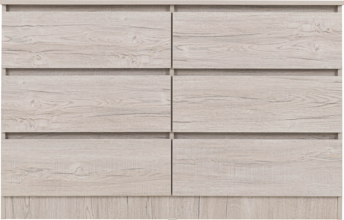 Malvern 6 Drawer Chest - Urban Snow - view 9
