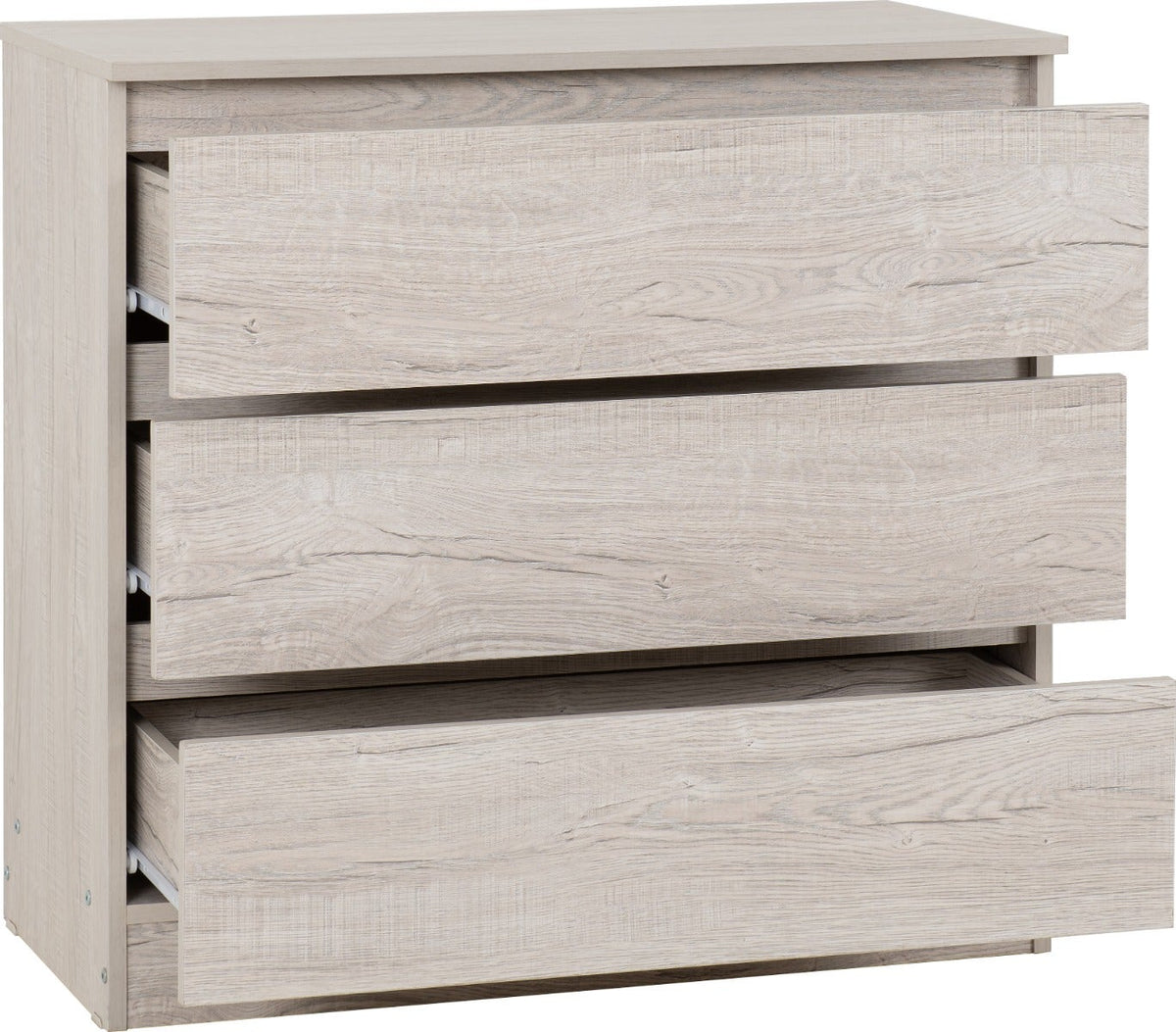 Malvern 3 Drawer Chest - Urban Snow - view 3