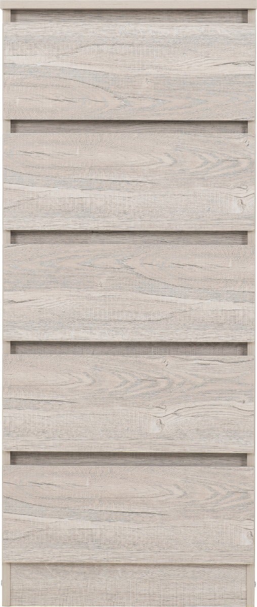 Malvern 5 Drawer Narrow Chest - Urban Snow - view 4