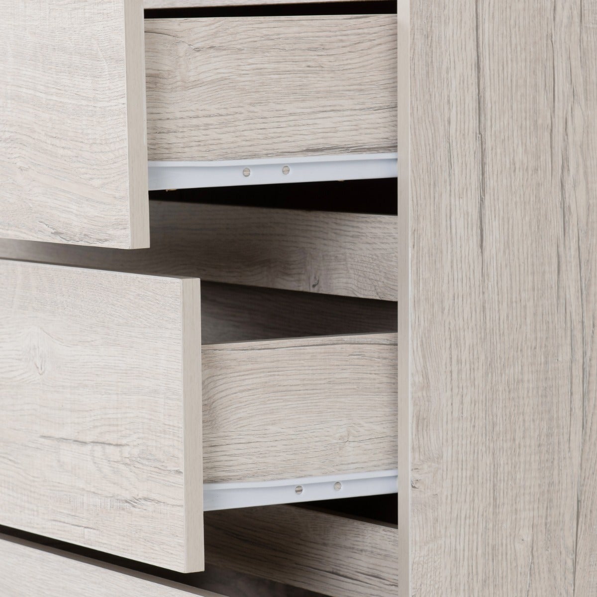Malvern 3+2 Drawer Chest - Urban Snow - view 7
