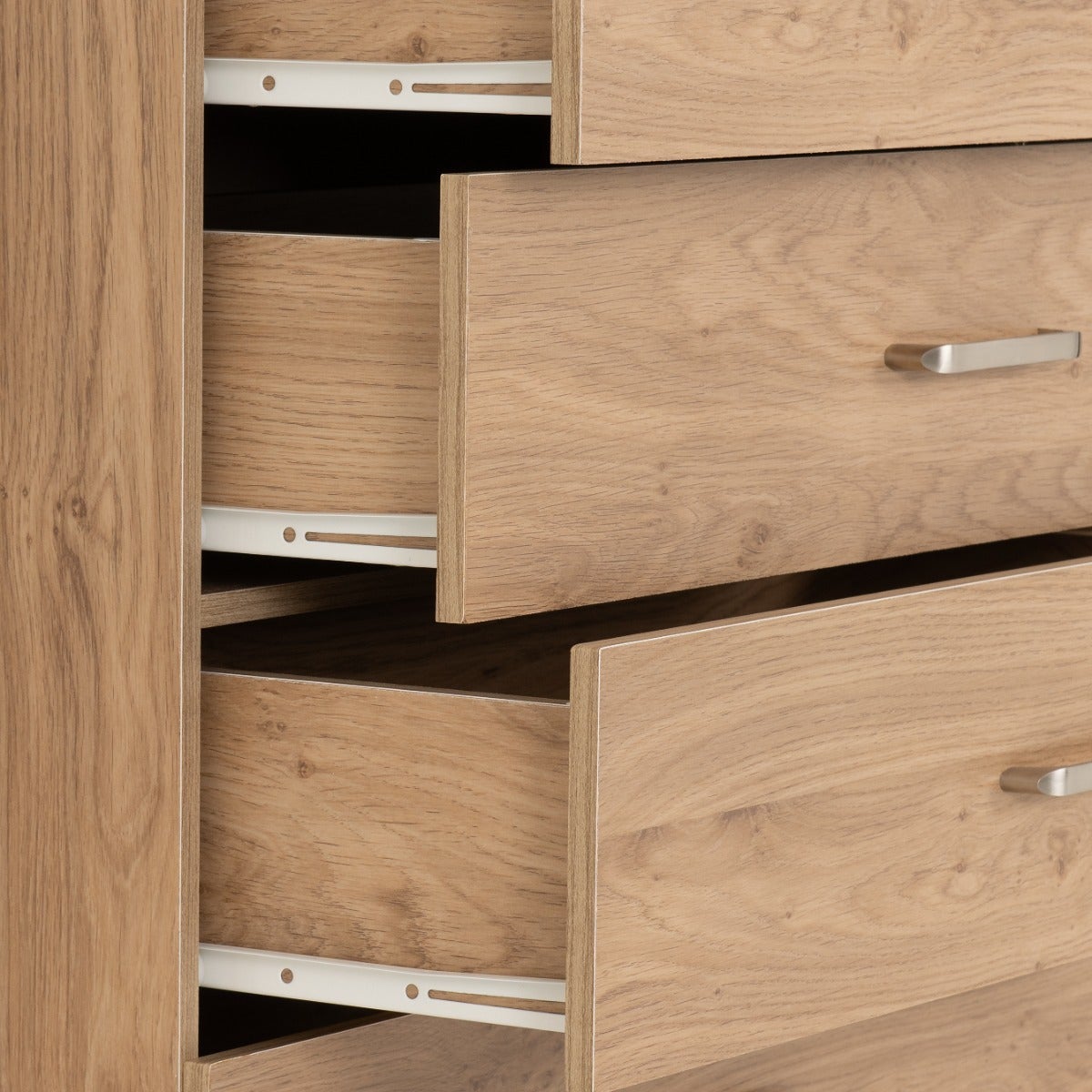 Dakota 5 Drawer Chest - Oak Effect - view 7