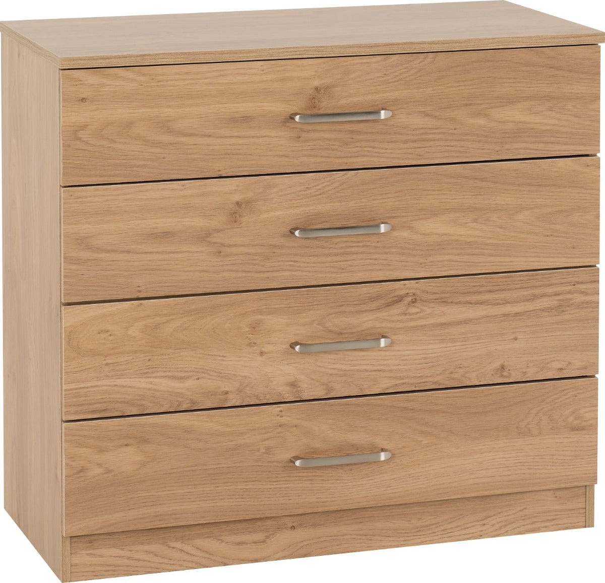 Dakota 4 Drawer Chest - Oak Effect - view 2