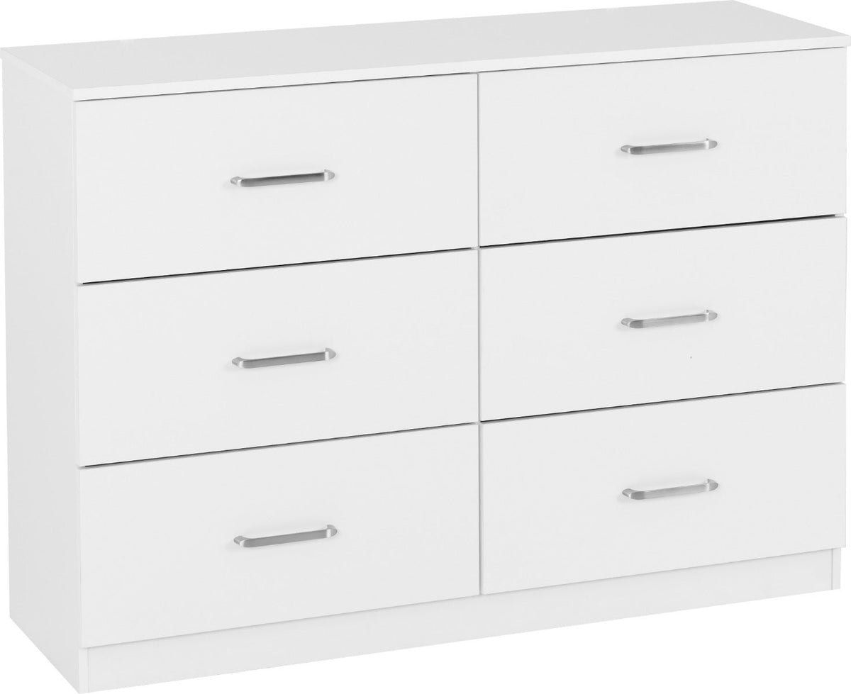Dakota 6 Drawer Chest - White - view 2