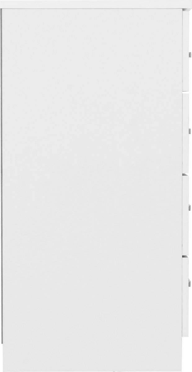 Dakota 4 Drawer Chest - White - view 5