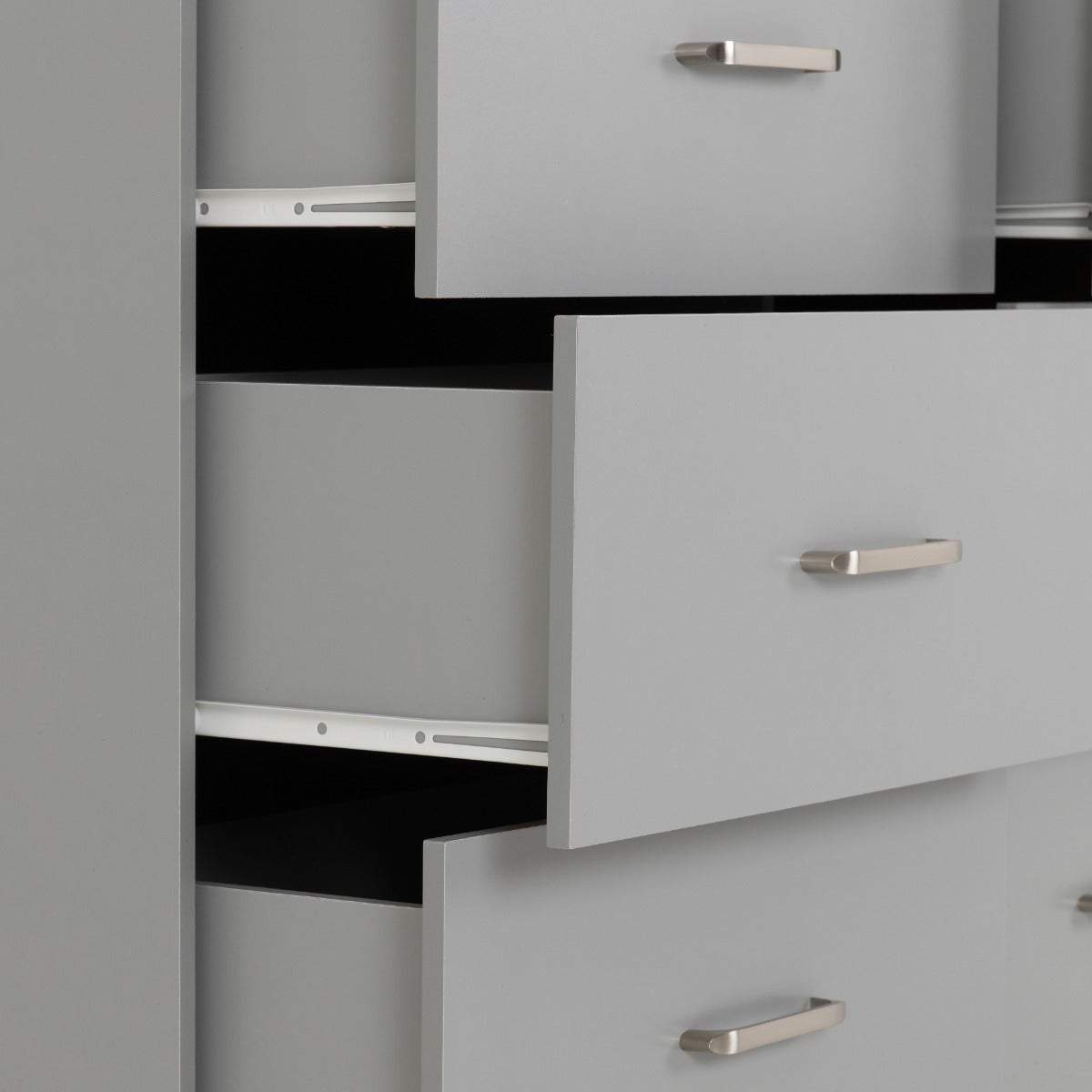 Dakota 6 Drawer Chest - Light Grey - view 7
