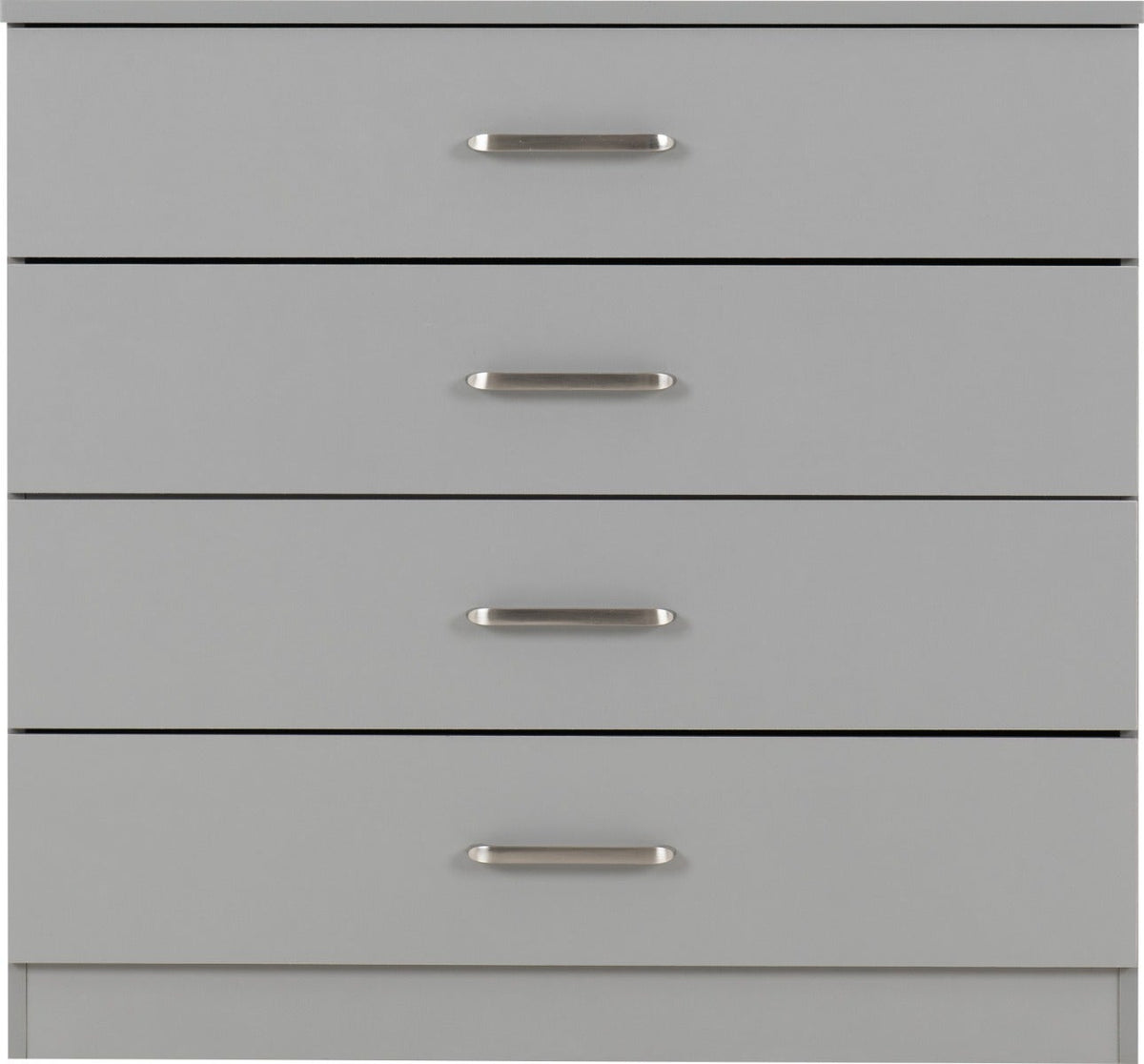 Dakota 4 Drawer Chest - Light Grey - view 4