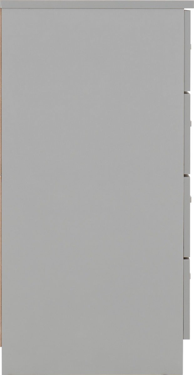 Dakota 4 Drawer Chest - Light Grey - view 5