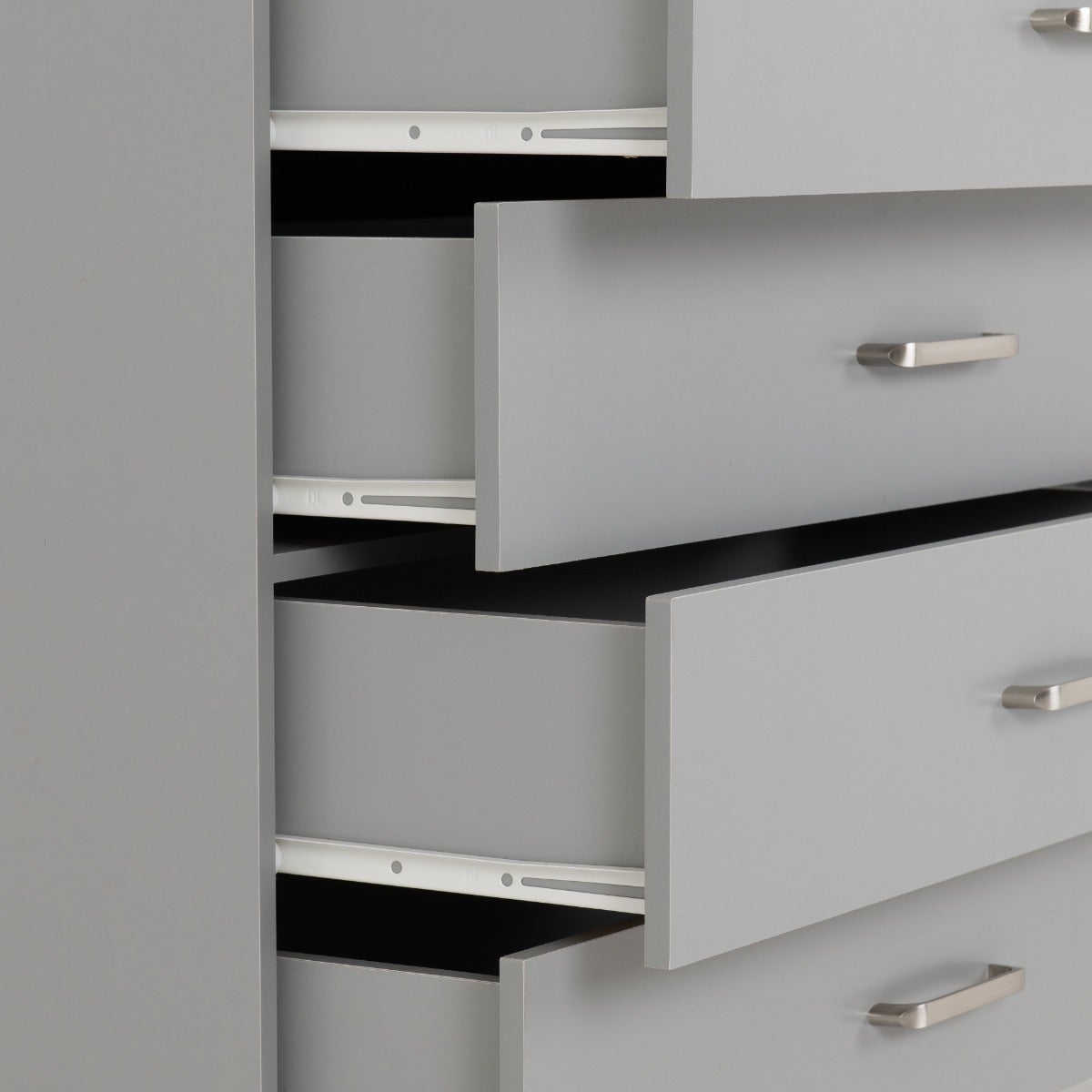 Dakota 4 Drawer Chest - Light Grey - view 7