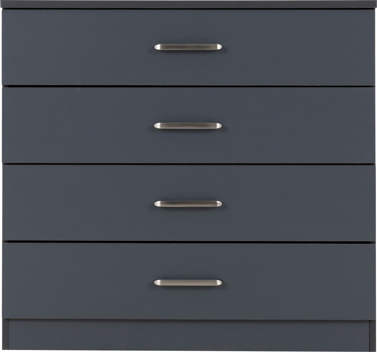 Dakota 4 Drawer Chest - Dark Grey - view 4