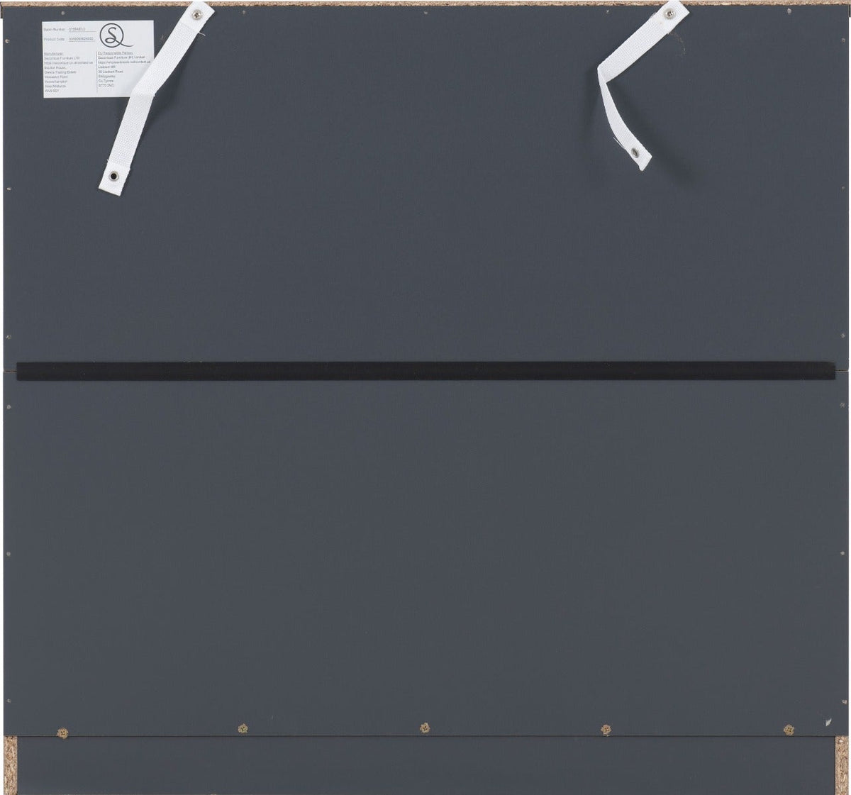 Dakota 4 Drawer Chest - Dark Grey - view 6