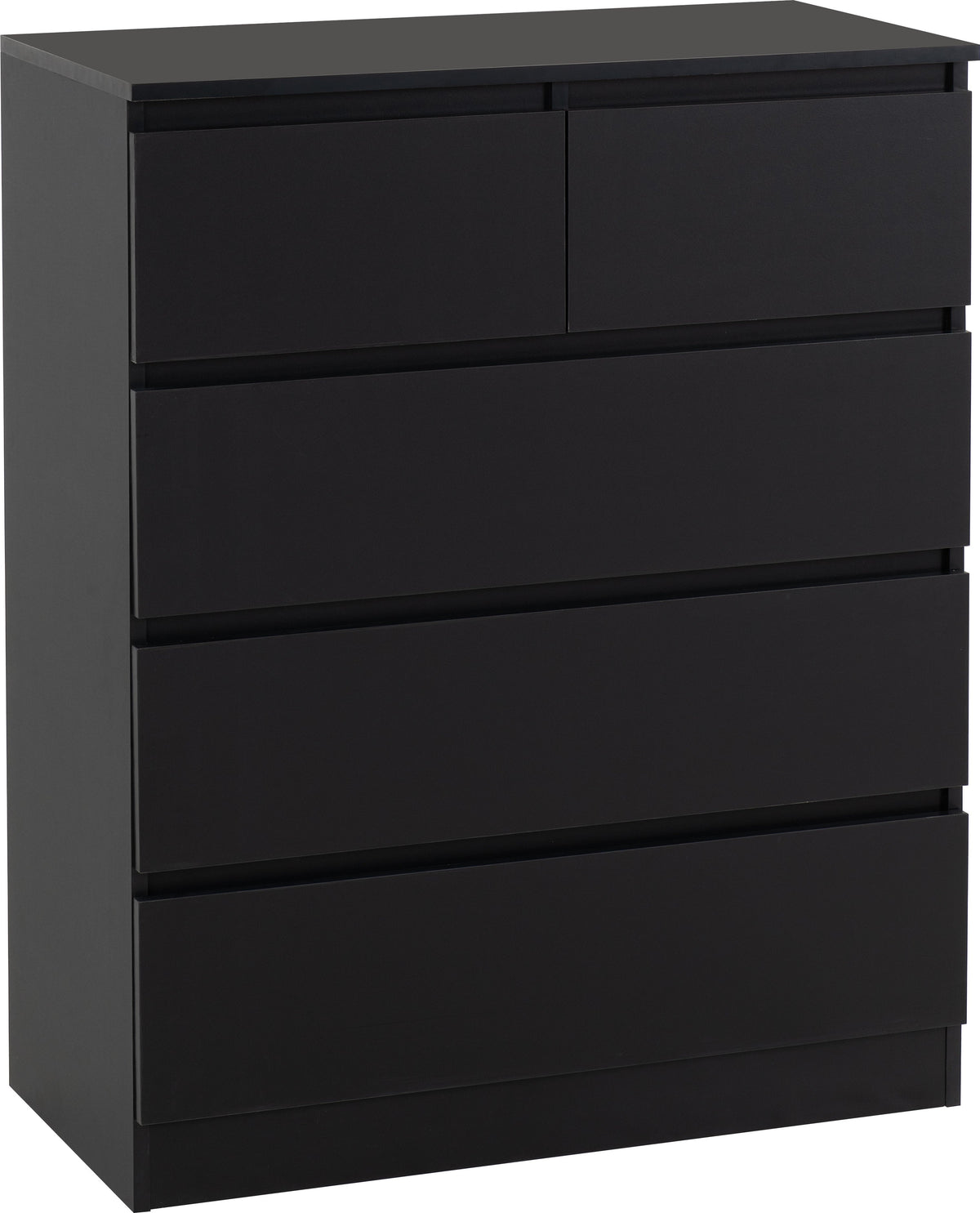 Malvern 3+2 Drawer Chest - Black - view 9