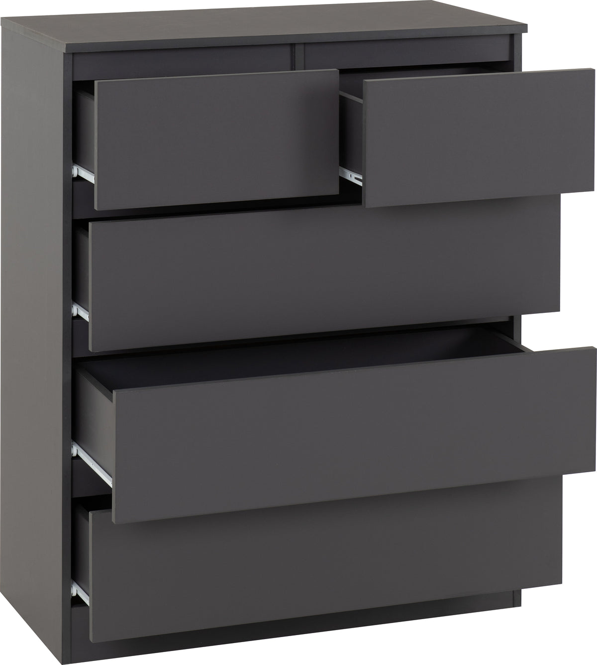 Malvern 3+2 Drawer Chest - Grey - view 8