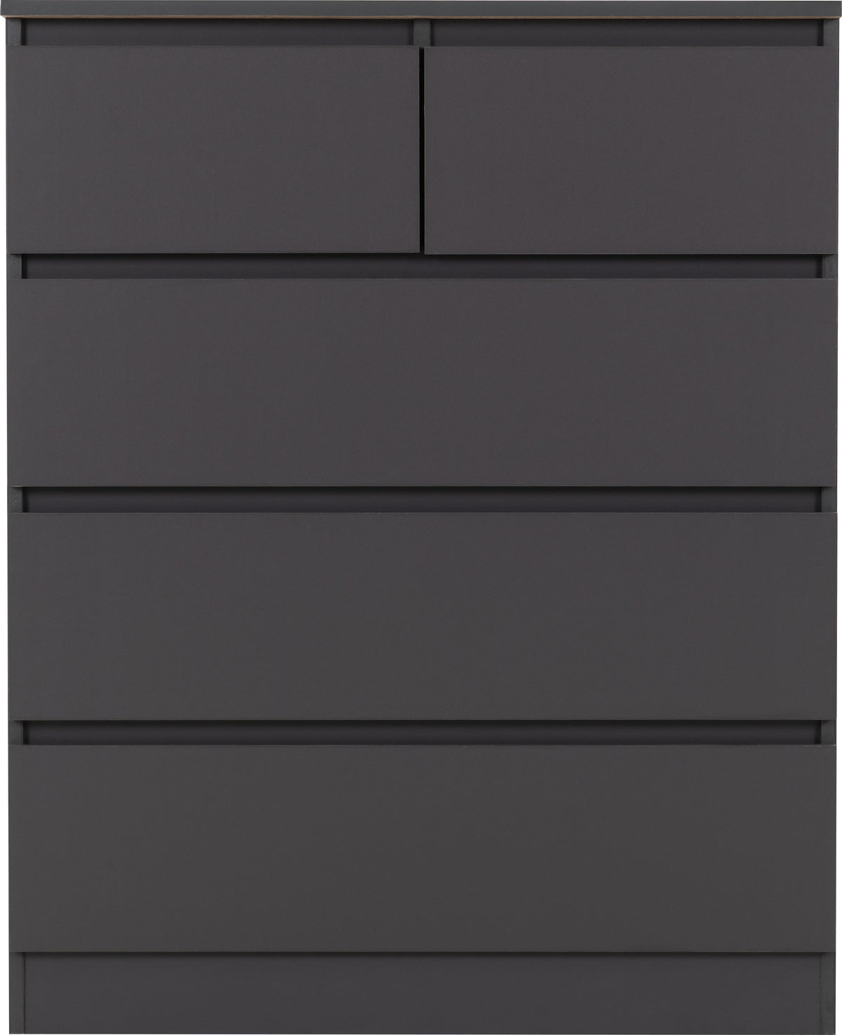 Malvern 3+2 Drawer Chest - Grey - view 6