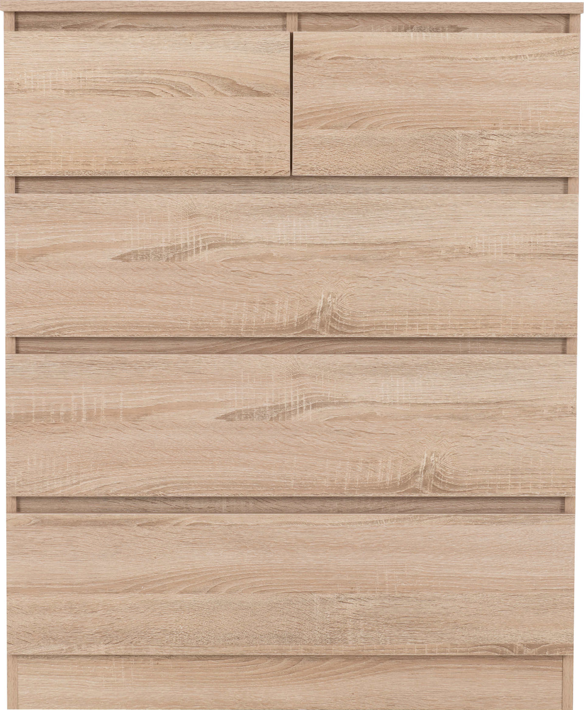 Malvern 3+2 Drawer Chest - Sonoma Oak Effect - view 7