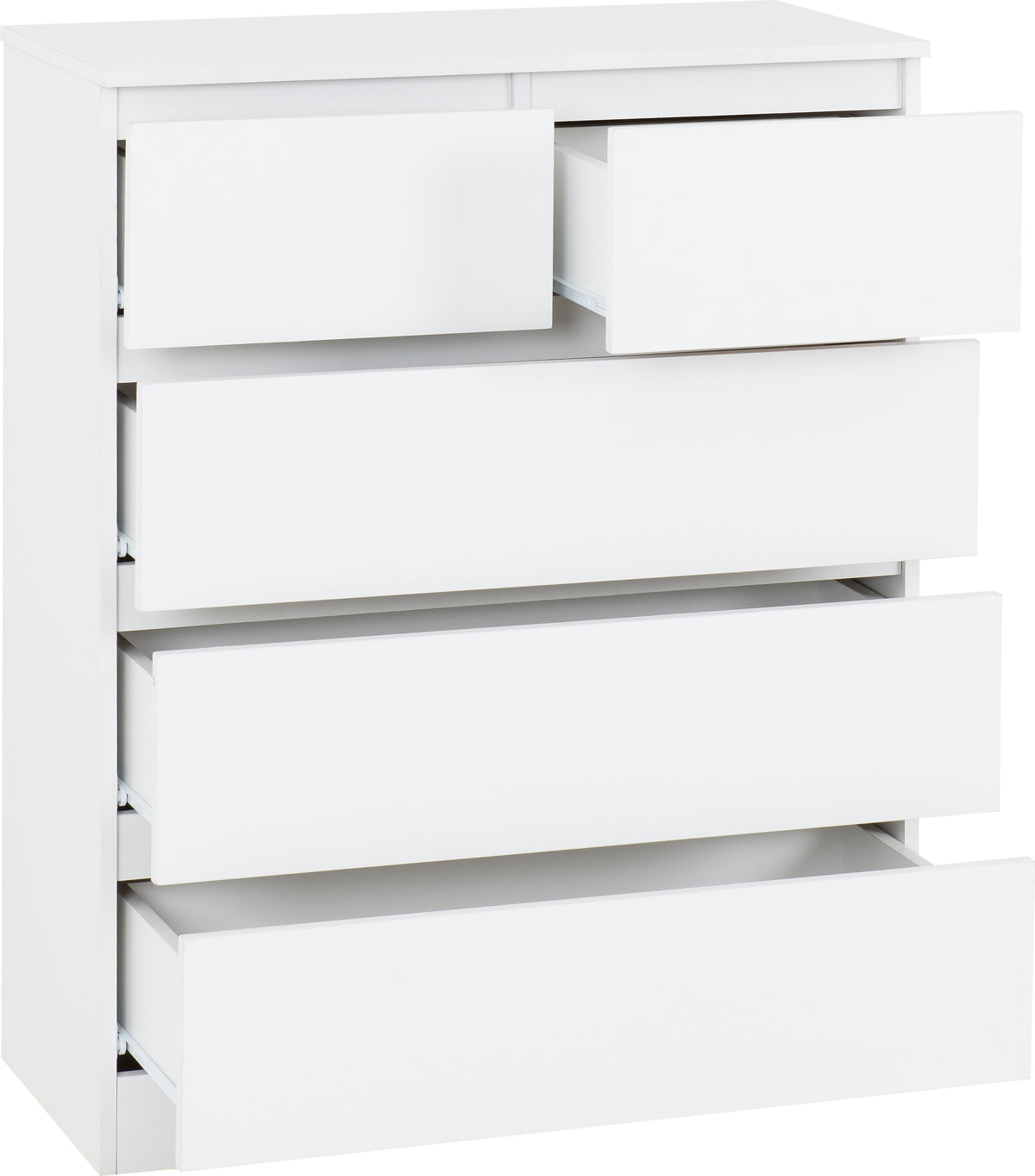 Malvern 3+2 Drawer Chest - White - view 9