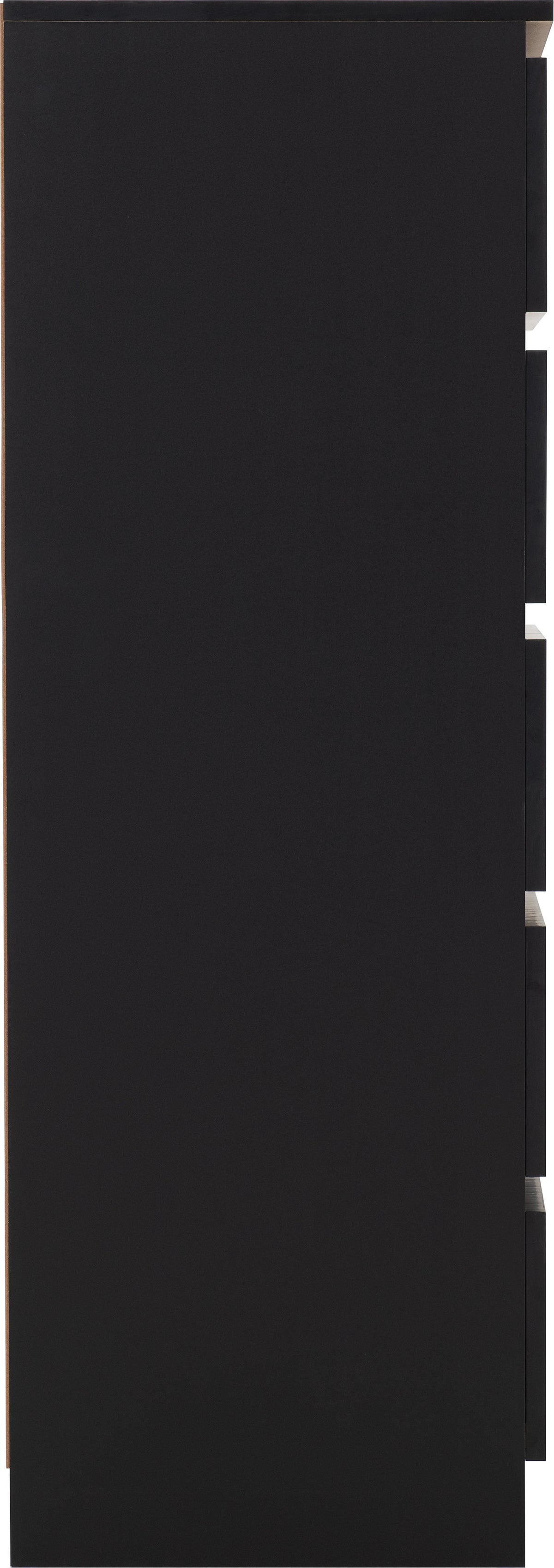 Malvern 5 Drawer Narrow Chest - Black - view 6