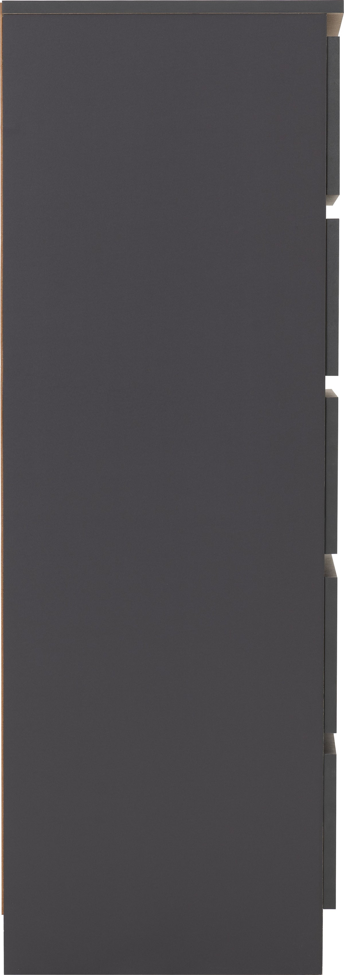 Malvern 5 Drawer Narrow Chest - Grey - view 6